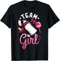 100% Cotton Gender Reveal Party Team Girl T-Shirt Hoodie, Sweatshirt | GrindPrints.com