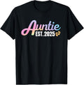 100% Cotton Gifts For New Auntie Est 2025 Tie Dye Promoted to Aunt 2025 T-Shirtstyle{n002}2 T-Shirts, Hoodie, Sweatshirt