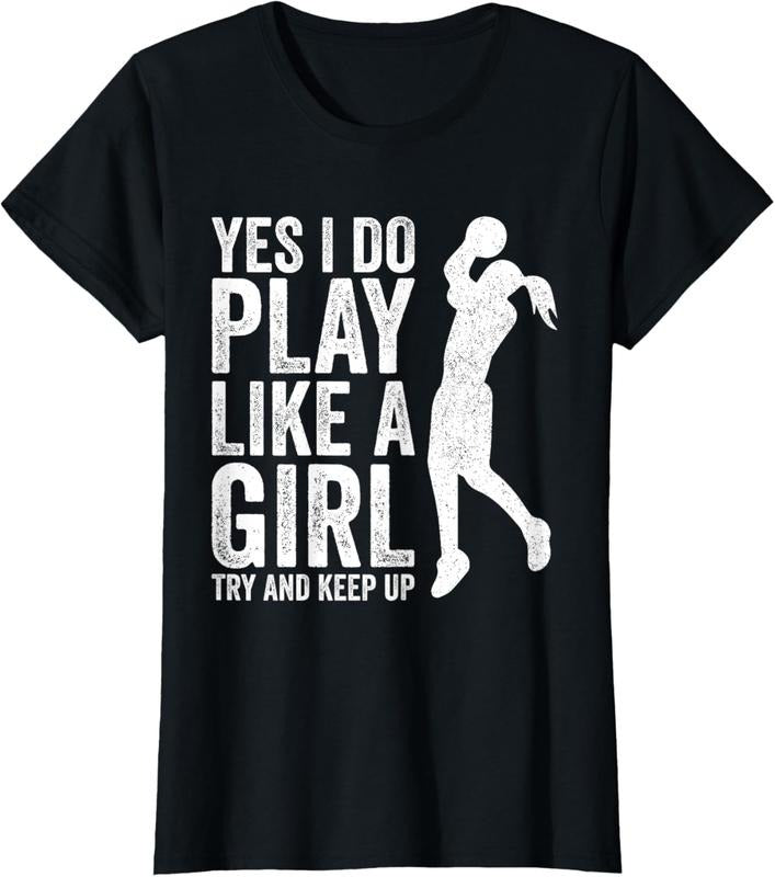 100% Cotton Girls Basketball Player Clothes Quotes Gift Play Like A Girl T-Shirt Hoodie, Sweatshirt | GrindPrints.com