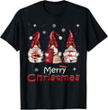 100% Cotton Gnome Family Buffalo Plaid T-Shirts, Hoodie, Sweatshirt