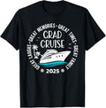 100% Cotton Graduation Cruise Trip Class Of 2025 Senior Summer Vacation T-Shirt Hoodie, Sweatshirt | GrindPrints.com
