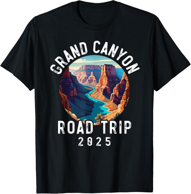 100% Cotton Grand Canyon National Park, Family Souvenir Road Trip 2025 T-Shirt Hoodie, Sweatshirt | GrindPrints.com