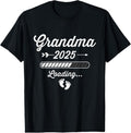 100% Cotton Grandma 2025 Loading New Announcement T-Shirts, Hoodie, Sweatshirt