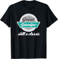 100% Cotton Great Grandpa Gifts Funny Fathers Day Vintage T-shirt T-Shirt Hoodie, Sweatshirt | GrindPrints.com