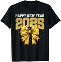 100% Cotton Groovy Happy New Year 2025 Shirts New Year'S Eve T-Shirts, Hoodie, Sweatshirt