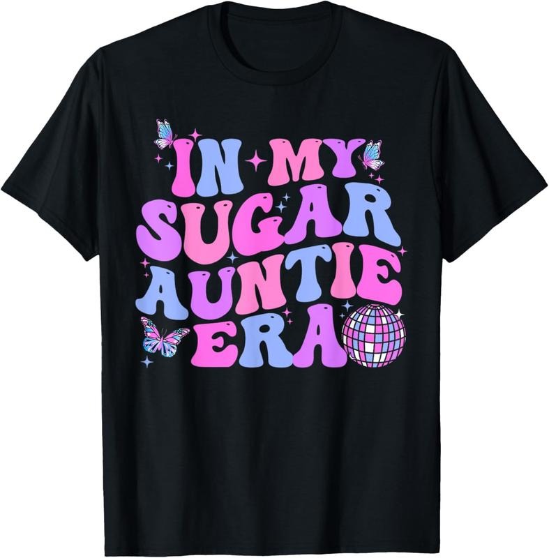 100% Cotton Groovy In My Sugar Auntie Best Auntie Ever Best Funny Aunt T-Shirt Hoodie, Sweatshirt | GrindPrints.com