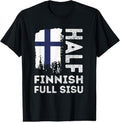 100% Cotton Half Finnish Full Sisu T-Shirt Hoodie, Sweatshirt | GrindPrints.com