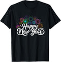 100% Cotton Happy New Year - New Year's Eve New Year Party T-Shirt Hoodie, Sweatshirt | GrindPrints.com