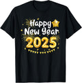 100% Cotton Happy New Year 2025 Family Reunion Party New Year Eve T-Shirtstyle{n002}2 T-Shirts, Hoodie, Sweatshirt