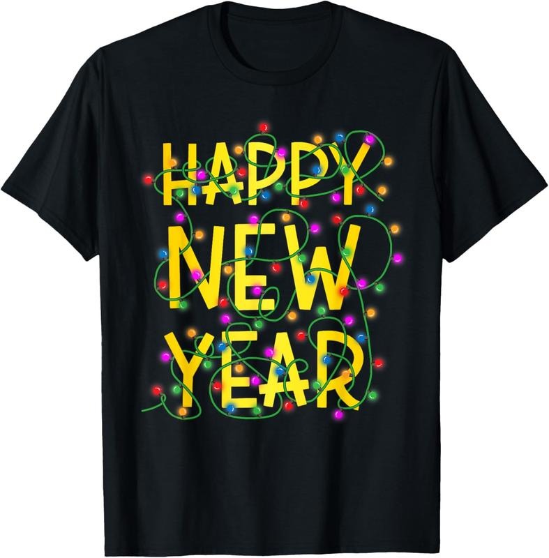 100% Cotton Happy New Year 2025 Party Supplies 2025 Family Matching Xmas T-Shirt Hoodie, Sweatshirt | GrindPrints.com