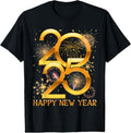 100% Cotton Happy New Year 2025 Shirts Men Women  Fireworks Confetti T-Shirt Hoodie, Sweatshirt | GrindPrints.com