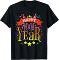 100% Cotton Happy New Year New Years Eve 2023 T-Shirt Hoodie, Sweatshirt | GrindPrints.com