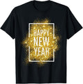 100% Cotton Happy New Year Party Supplies 2025 Family Matching T-Shirts, Hoodie, Sweatshirt