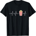 100% Cotton Heartbeat Popcorn T-Shirt Hoodie, Sweatshirt | GrindPrints.com