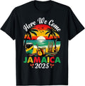 100% Cotton Here We Come Jamaica 2025 Girls Trip Family Summer Vacation T-Shirt Hoodie, Sweatshirt | GrindPrints.com