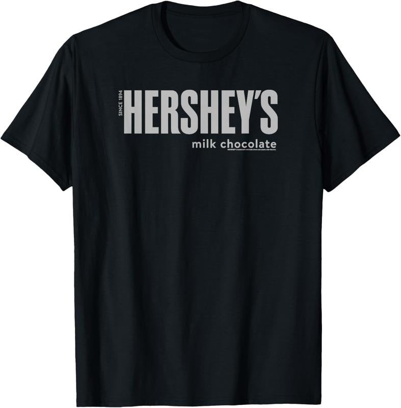 100% Cotton Hershey's Milk Chocolate Vintage Classic Candy Logo T-Shirt Hoodie, Sweatshirt | GrindPrints.com