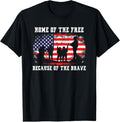 100% Cotton Home Free Because Brave American Flag T-Shirts, Hoodie, Sweatshirt