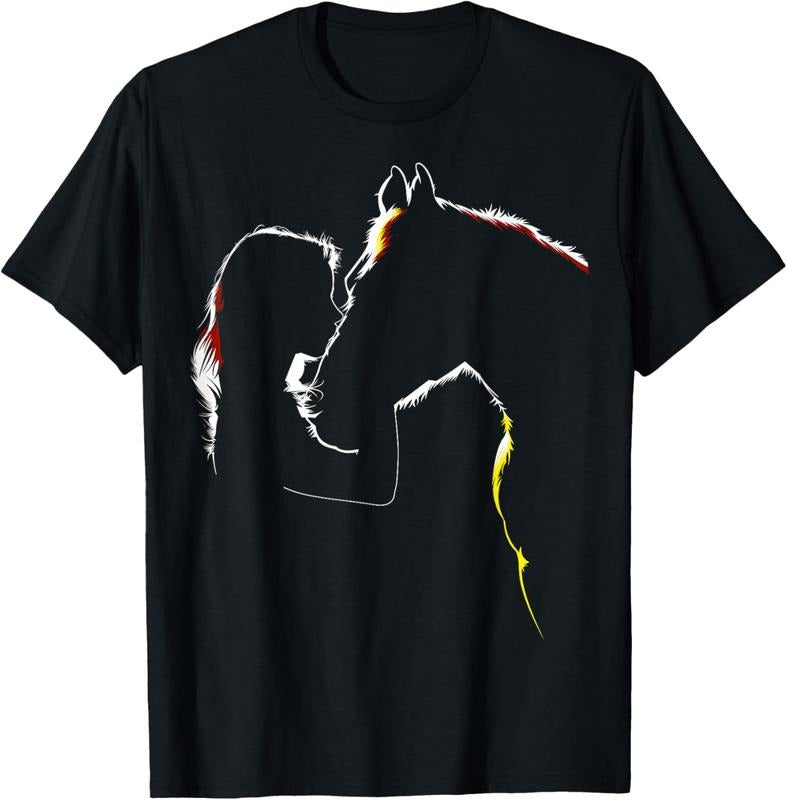 100% Cotton Horse Shirt for Ladies - Horse Related Gifts T-Shirt Hoodie, Sweatshirt | GrindPrints.com