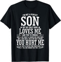 100% Cotton I Am Not a Perfect Son But My Crazy Mom Loves Me Funny T-Shirt Hoodie, Sweatshirt | GrindPrints.com