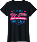 100% Cotton I Am The Big Sister T-Shirt For Girls or Adults Novelty Gift T-Shirt Hoodie, Sweatshirt | GrindPrints.com