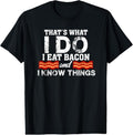 100% Cotton I Eat Bacon Funny Bacon Lover Gift Foodie Meat T-Shirt Hoodie, Sweatshirt | GrindPrints.com