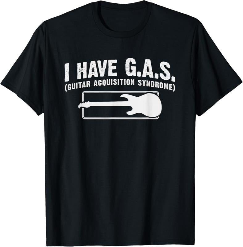 100% Cotton I Have GAS Funny Guitar Player Collector Music Musician Gift T-Shirt Hoodie, Sweatshirt | GrindPrints.com
