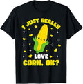 100% Cotton I Just Really Love Corn T-Shirt Hoodie, Sweatshirt | GrindPrints.com