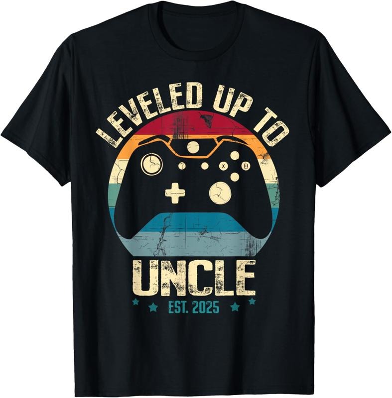 100% Cotton I Leveled Up To Uncle 2025 Promoted To First Time New Uncle T-Shirt Hoodie, Sweatshirt | GrindPrints.com