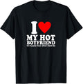 100% Cotton I Love My Boyfriend So Please Stay Away From Me Funny BF T-Shirt Hoodie, Sweatshirt | GrindPrints.com