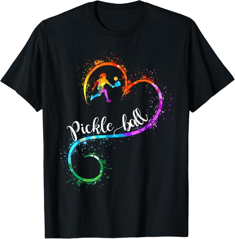 100% Cotton I Love Pickleball Watercolors Funny Pickleball Girl Player T-Shirt Hoodie, Sweatshirt | GrindPrints.com