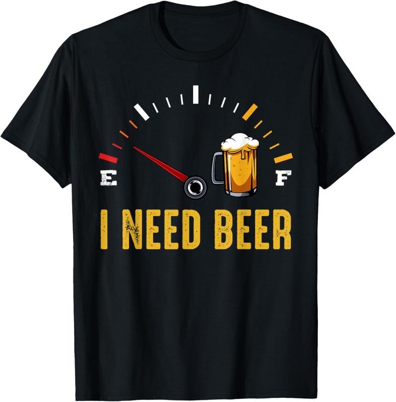 100% Cotton I Need A Beer Meter Alcohol Drinking Funny Brewing Hops T-Shirt Hoodie, Sweatshirt | GrindPrints.com