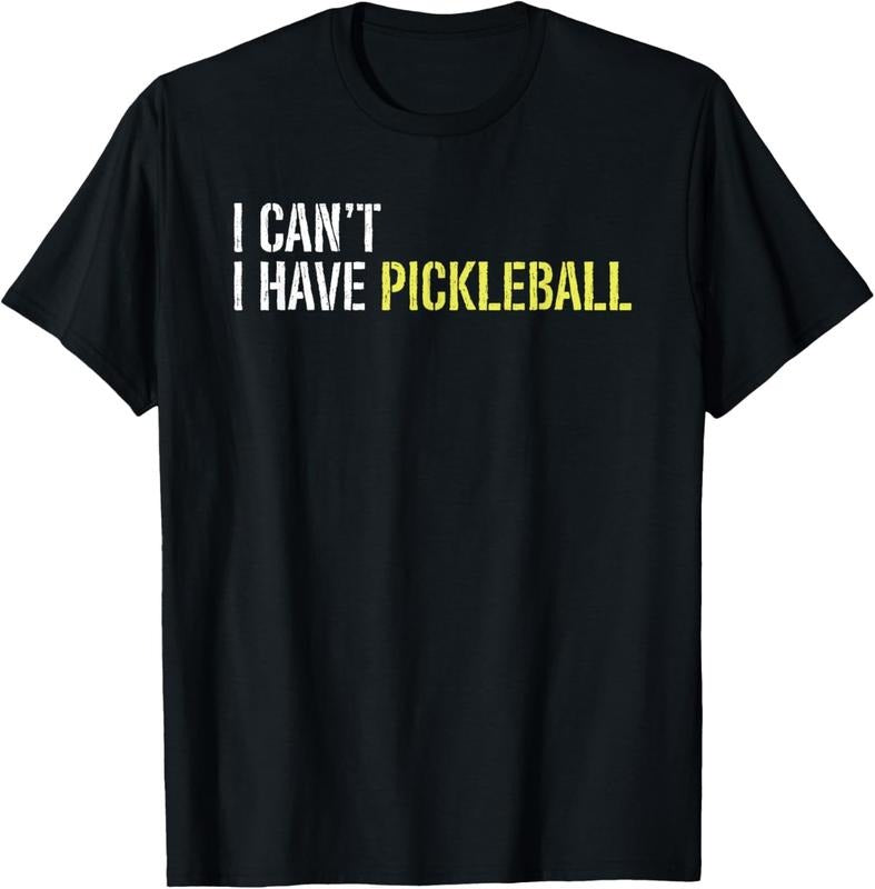100% Cotton I can't I have pickleball T-Shirt Hoodie, Sweatshirt | GrindPrints.com