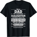 100% Cotton I'm A Dad Of A Badass Daughter She Bought Me This T-Shirt Hoodie, Sweatshirt | GrindPrints.com