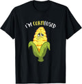 100% Cotton I'm Cornfused Funny Corn T-Shirt Hoodie, Sweatshirt | GrindPrints.com