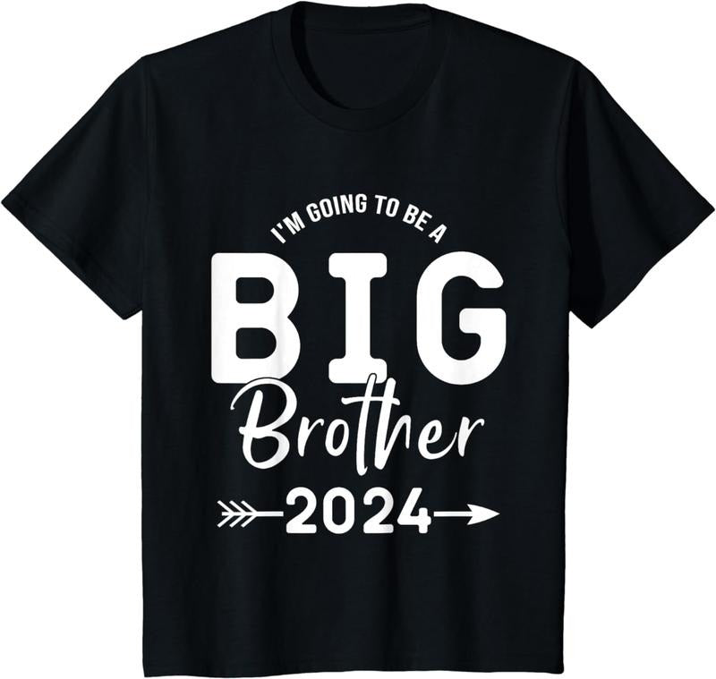 [100% Cotton]I'm Going To Be A Big Brother, Promoted To Big Brother 2024 T-Shirt Hoodie, Sweatshirt | GrindPrints.com