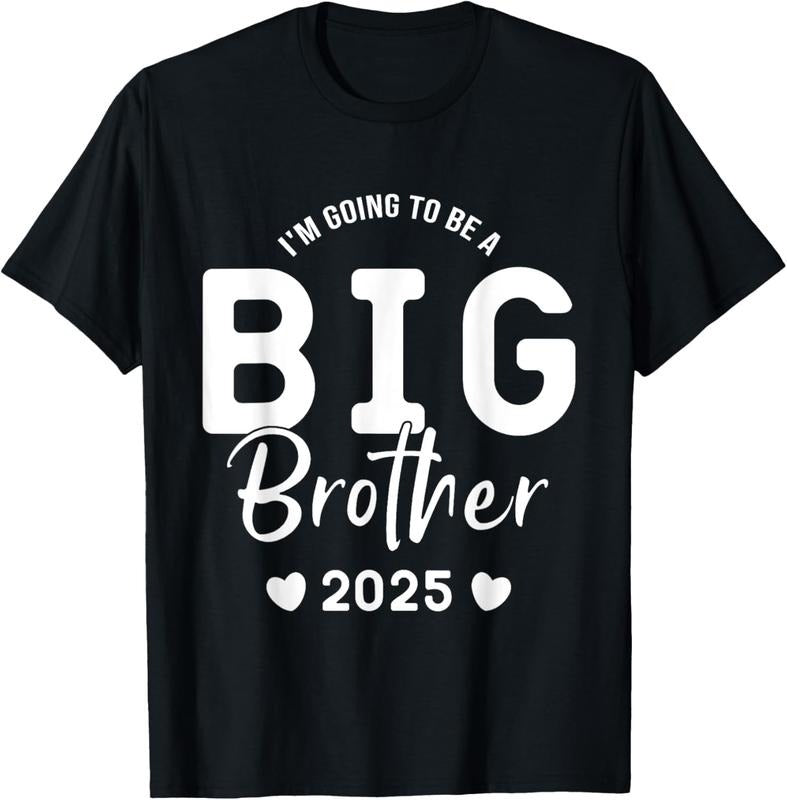 100% Cotton I'm Going To Be A Big Brother, Promoted To Big Brother 2025 T-Shirt Hoodie, Sweatshirt | GrindPrints.com
