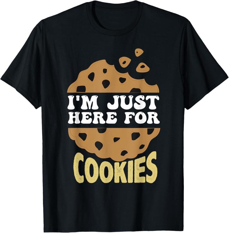 100% Cotton I'm Just Here For The Cookies Funny Christmas Cookies Outfit T-Shirt Hoodie, Sweatshirt | GrindPrints.com