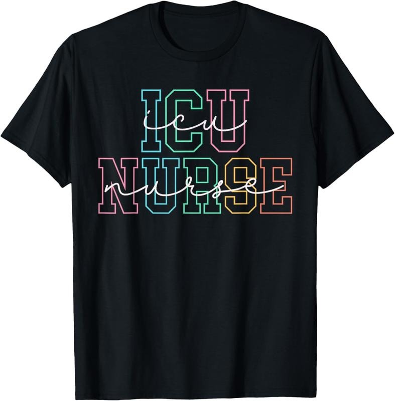 100% Cotton Icu Nurse Icu Nursing Icu Critical Care Men Women ICU Nurse T-Shirt Hoodie, Sweatshirt | GrindPrints.com