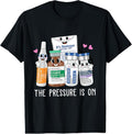 100% Cotton Icu Nurse Pressure is on Emergency Medicine Surgical T-Shirt Hoodie, Sweatshirt | GrindPrints.com