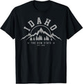 100% Cotton Idaho Gem State Est. 1890 Vintage Mountains T-Shirts, Hoodie, Sweatshirt