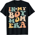 100% Cotton In My Boy Mom Era Groovy Mom Of Boys Gifts Funny Mothers Day T-Shirt Hoodie, Sweatshirt | GrindPrints.com