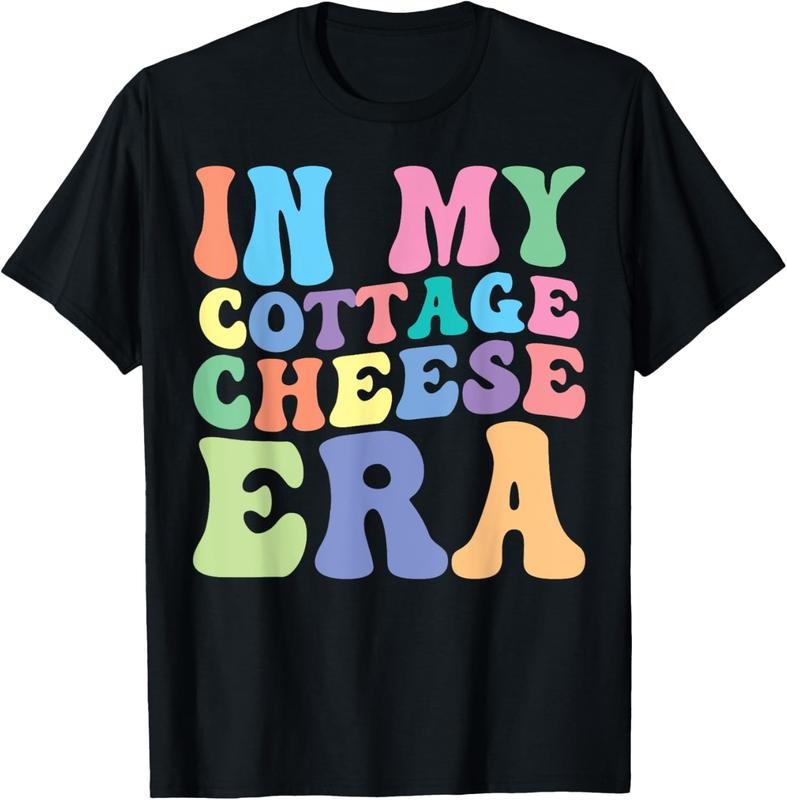 100% Cotton My Cottage Cheese Era Retro Vintage Groovy Cottage Cheese T-Shirts, Hoodie, Sweatshirt