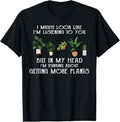 100% Cotton My Head I'M Thinking About Getting More Plants T-Shirts, Hoodie, Sweatshirt