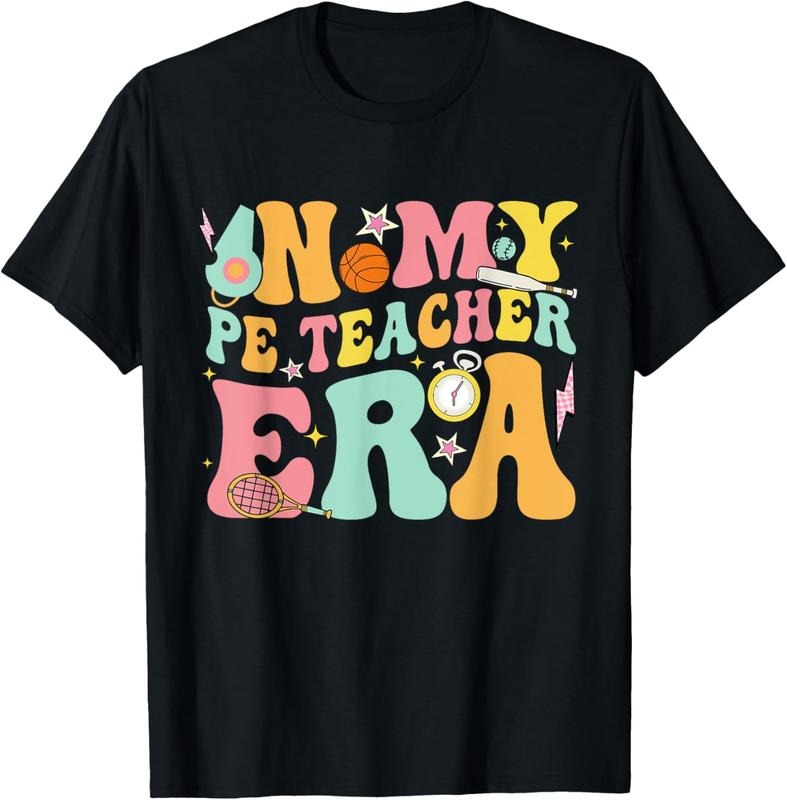 100% Cotton In My Physical Education Era PE Teacher Women Men T-Shirt Hoodie, Sweatshirt | GrindPrints.com