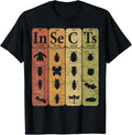 100% Cotton Insects Periodic Table Elements Entomologist Retro Bugs T-Shirt Hoodie, Sweatshirt | GrindPrints.com