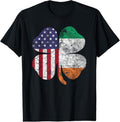 100% Cotton Irish American Flag Ireland Flag ST PATRICKS DAY Lucky T-Shirts, Hoodie, Sweatshirt