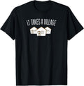 100% Cotton It Takes A Village Cute Family Parenting Support T-Shirt T-Shirt Hoodie, Sweatshirt | GrindPrints.com