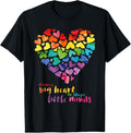 100% Cotton It Takes a Big Heart To Shape Little Minds Teacher Gift T-Shirt Hoodie, Sweatshirt | GrindPrints.com