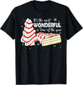 100% Cotton It's The Most Wonderful Time of The Year Tree Cakes Xmas T-Shirt Hoodie, Sweatshirt | GrindPrints.com