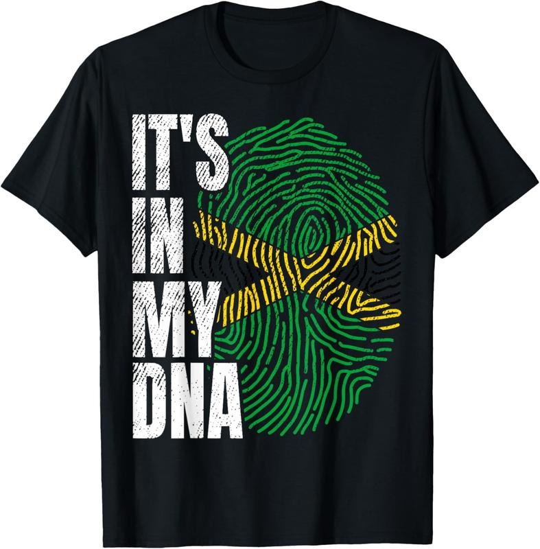 100% Cotton It's in My DNA Jamaican Flag Jamaica Boy Girl Gift T-Shirt Hoodie, Sweatshirt | GrindPrints.com